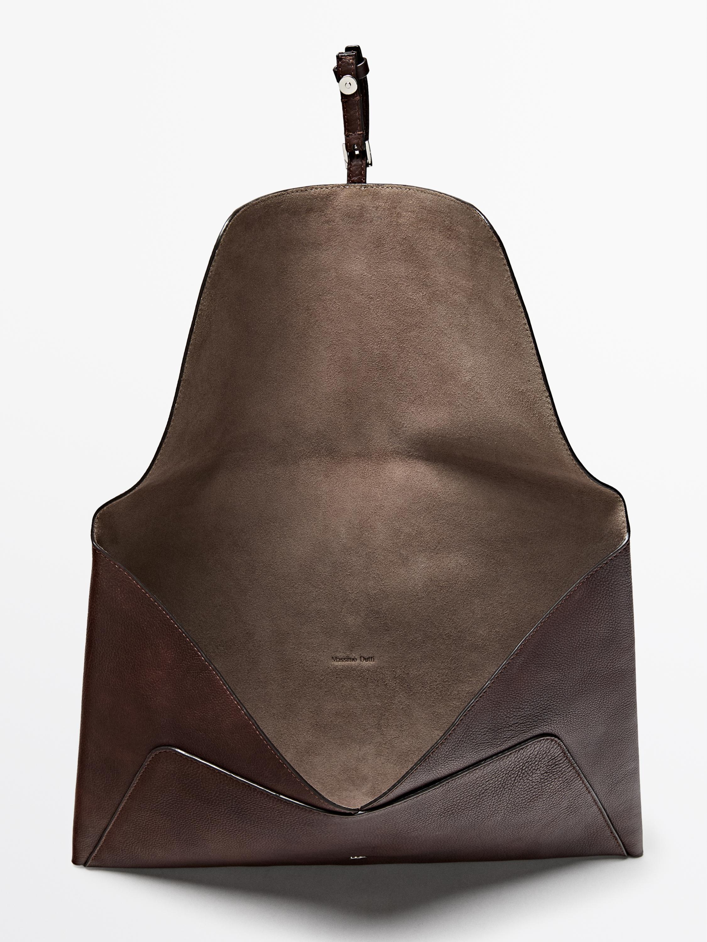 Housse pour ordinateur portable en cuir nappa